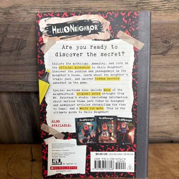 Hello Neighbor The Neighbor's Notebook The Official Guidebook Paperback Book - Picture 2 of 7